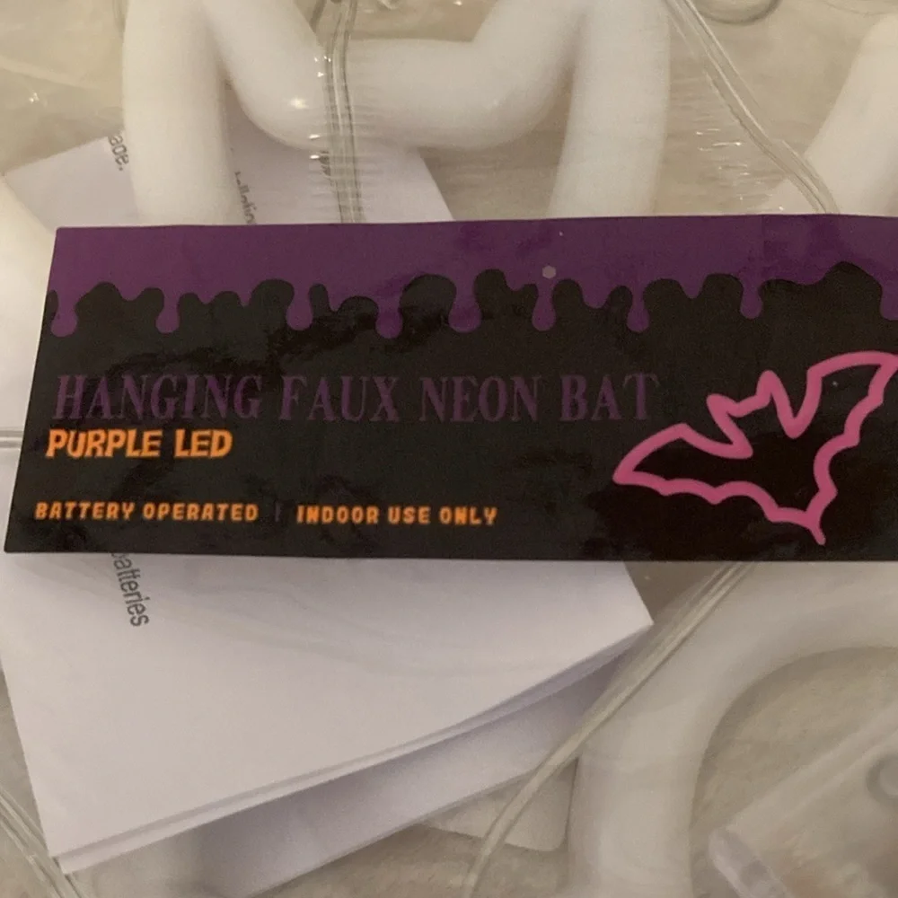 Target BP Hanging Faux Neon Bat